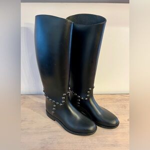 Essensole Tall Black Ridding Boots